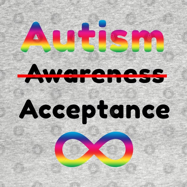 Autism Acceptance by Color Fluffy